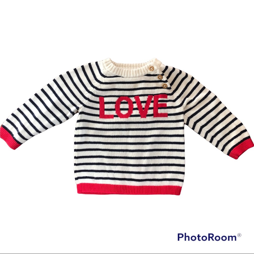 H&M LOVE Sweater Size 6-9 Months